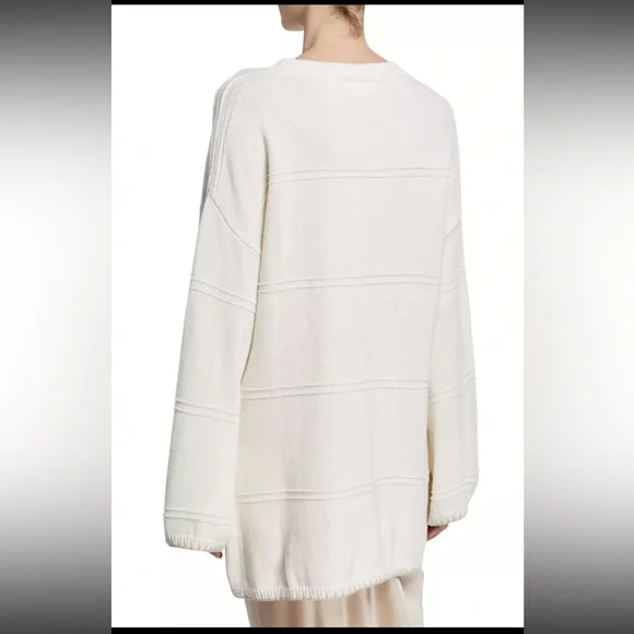 NWT SABLYN Eve Cotton Cashmere Blend Sweater Dress Size Large - Picture 2 of 7